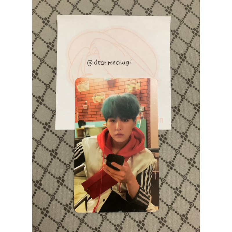 (booked) BTS SUGA Yoongi LY Her E photocard pc