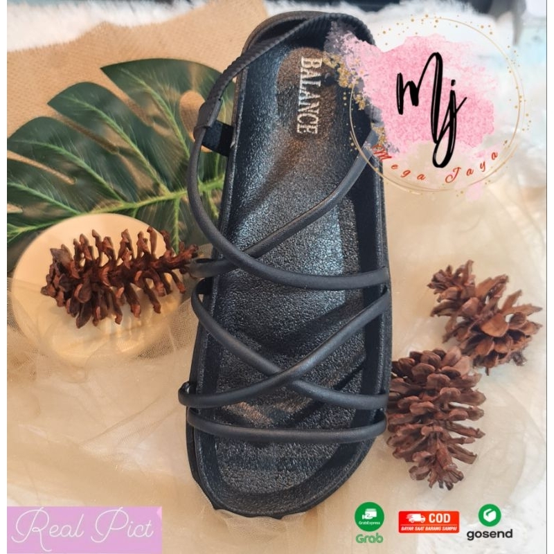 Sandal Gladiator Wanita Terbaru Sandal Tali Wanita Balance Import