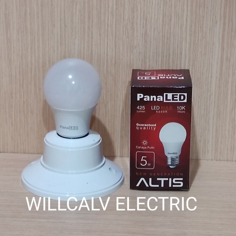 Lampu led bulb PANALED ALTIS 5W cahaya putih E27 6500K