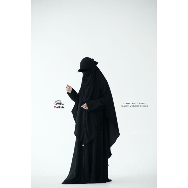 Gamis Classic set Khimar atau French Khimar Malikah