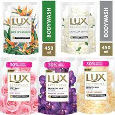 Sabun Mandi Lux Cair 400ml Refill , Sabun Lux