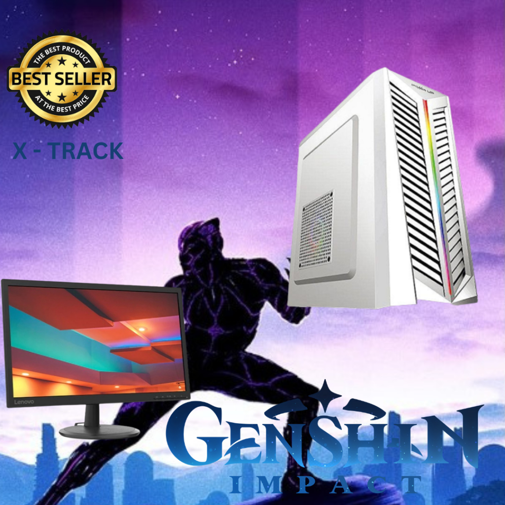 NEW PC GAMING LENGKAP 24 inch Ryzen 5 5600G HDD 1 TB RAM 32 GB SSD SIAP GTA RP