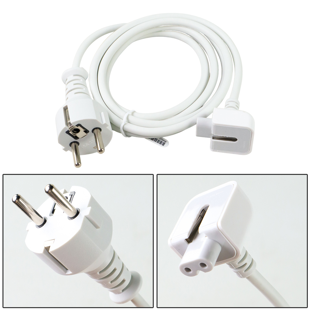 Apple MagSafe Original AC Power Cord EU Plug Duckhead(Volex Original) - White