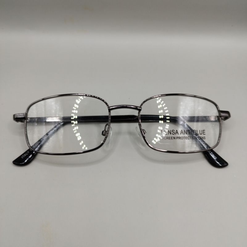 Kacamata Plus Kacamata Baca Super Fokus Frame Besi Pria & Wanita