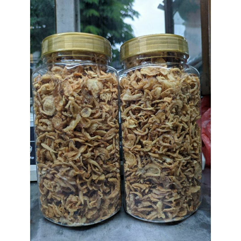

bawang goreng kemasan toples hexagonal