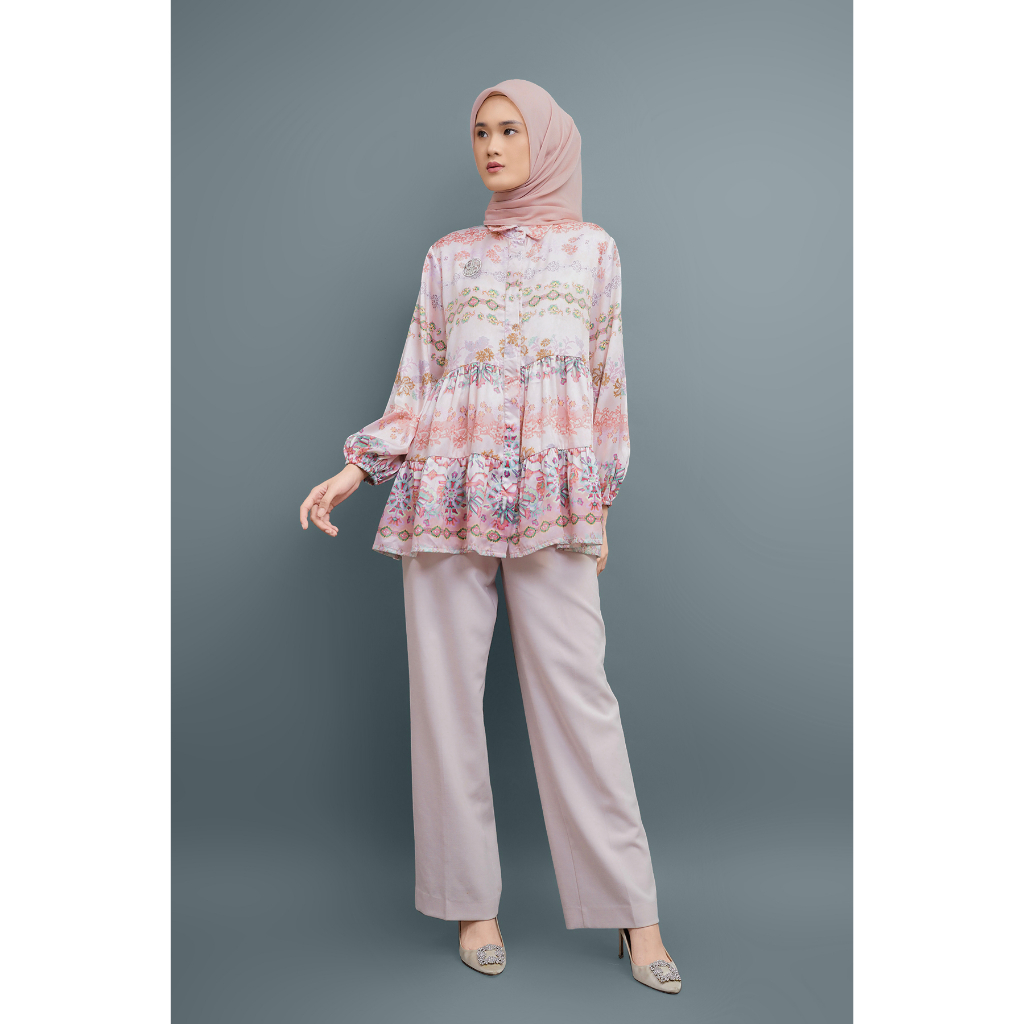 Nada Puspita - ASHMEERA TIERED SHIRT - PINK