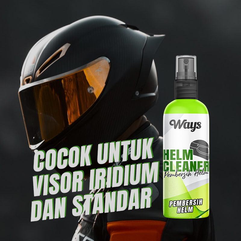 WAYS Helm Cleaner / Pembersih Body Visor Kaca Helm Motor