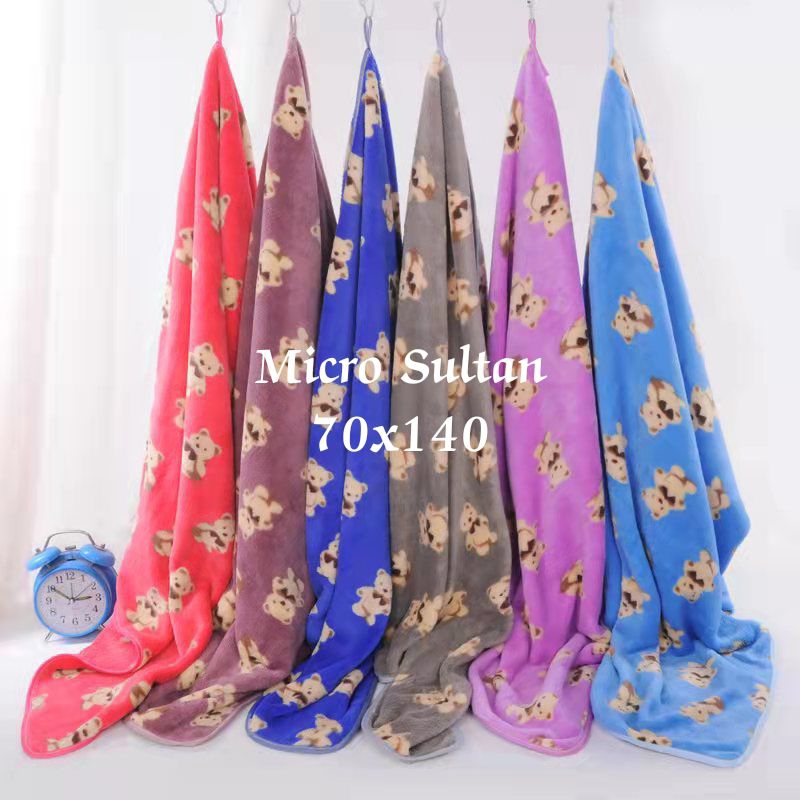 Handuk dewasa microfiber 70x140 / Handuk mandi microfiber dewasa