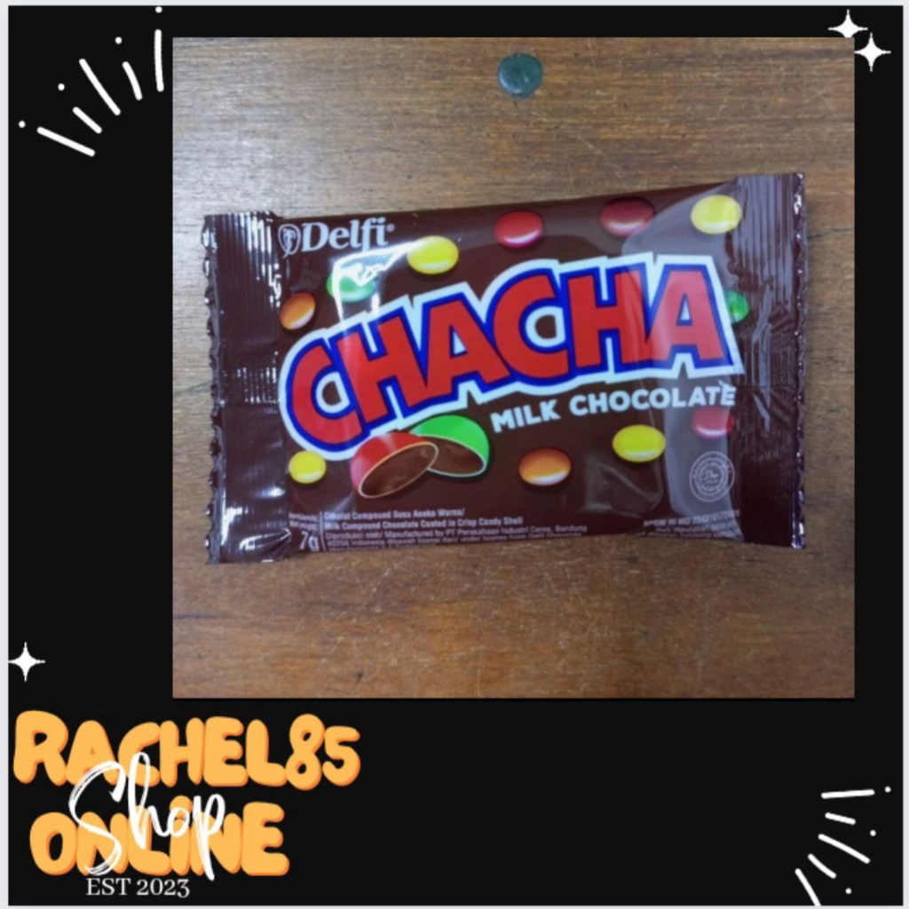 

chacha cokelat kemasan 7gr rasa coklat