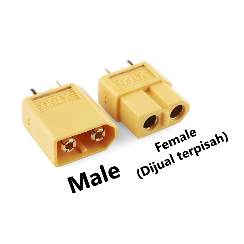 [HAEBOT] Konektor XT60 Male Female Plug Connector RC LiPo Baterai Battery Drone Li-Po Laki Cewek Penghubung