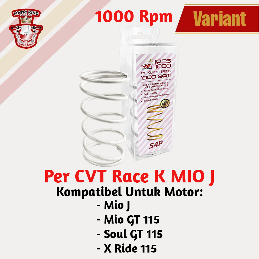 Per CVT Puli Pully Racing Mio J Soul GT X Ride Fino 115 Race K 1000 RPM