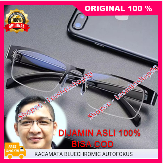 Kacamata Baca Superior Kacamata Bluechromic Autofokus Anti Radiasi Kacamata Rabun Dekat Pria dan Wan