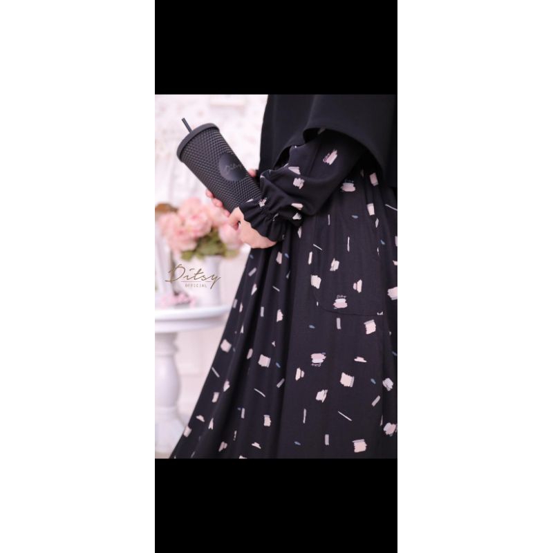 Ditsy ready kirim soon 2023 nightgown nightdress piyama summer veil khurram pouch totebag little bro