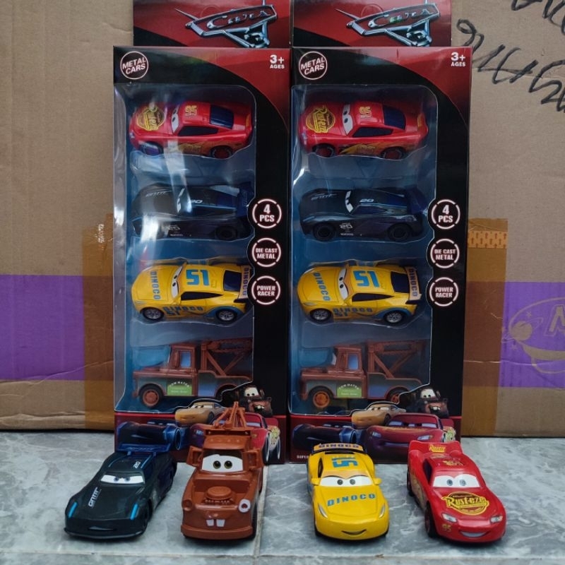 MAINAN DIE CAST MOBIL CARS 3 ISI 4