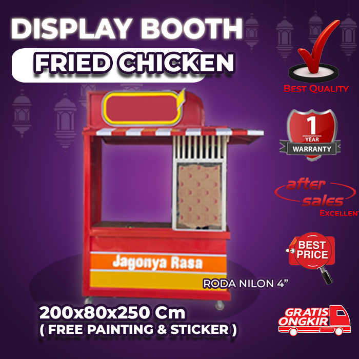 Booth Fried Chicken Portable + Neon Box