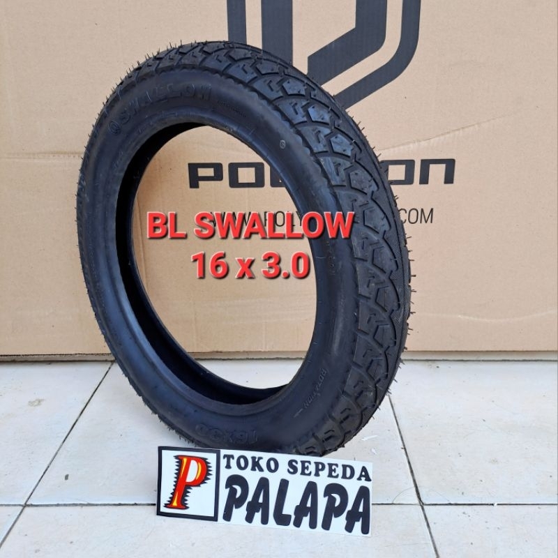 Ban Luar SWALLOW 16 X 3.0 Sepeda Anak BMX Ban Besar