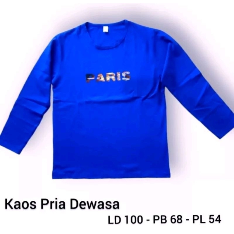 Kaos Lengan Panjang Pria/Atasan Pria Import
