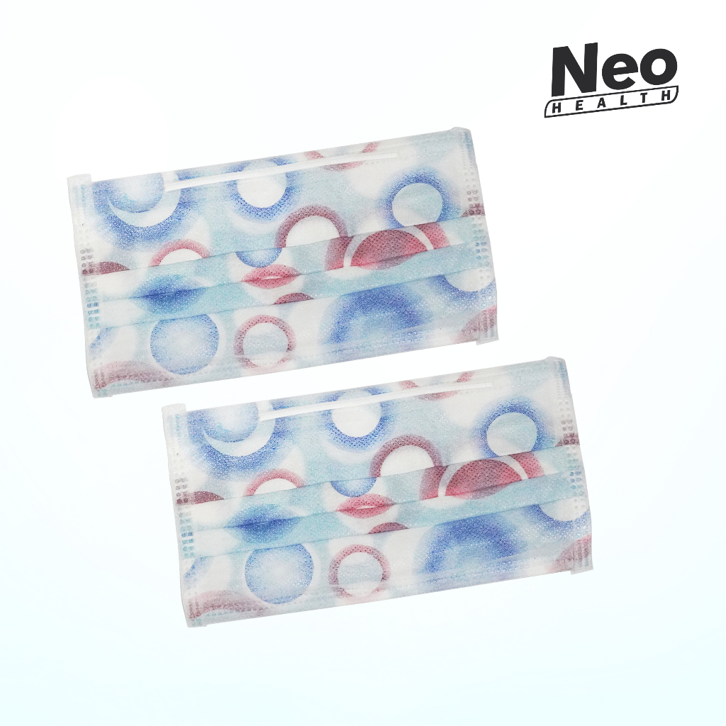 Neo Budget Mask '50S 3 ply Neo budget 3 Ply Perbox Isi 50 Pcs Termurah