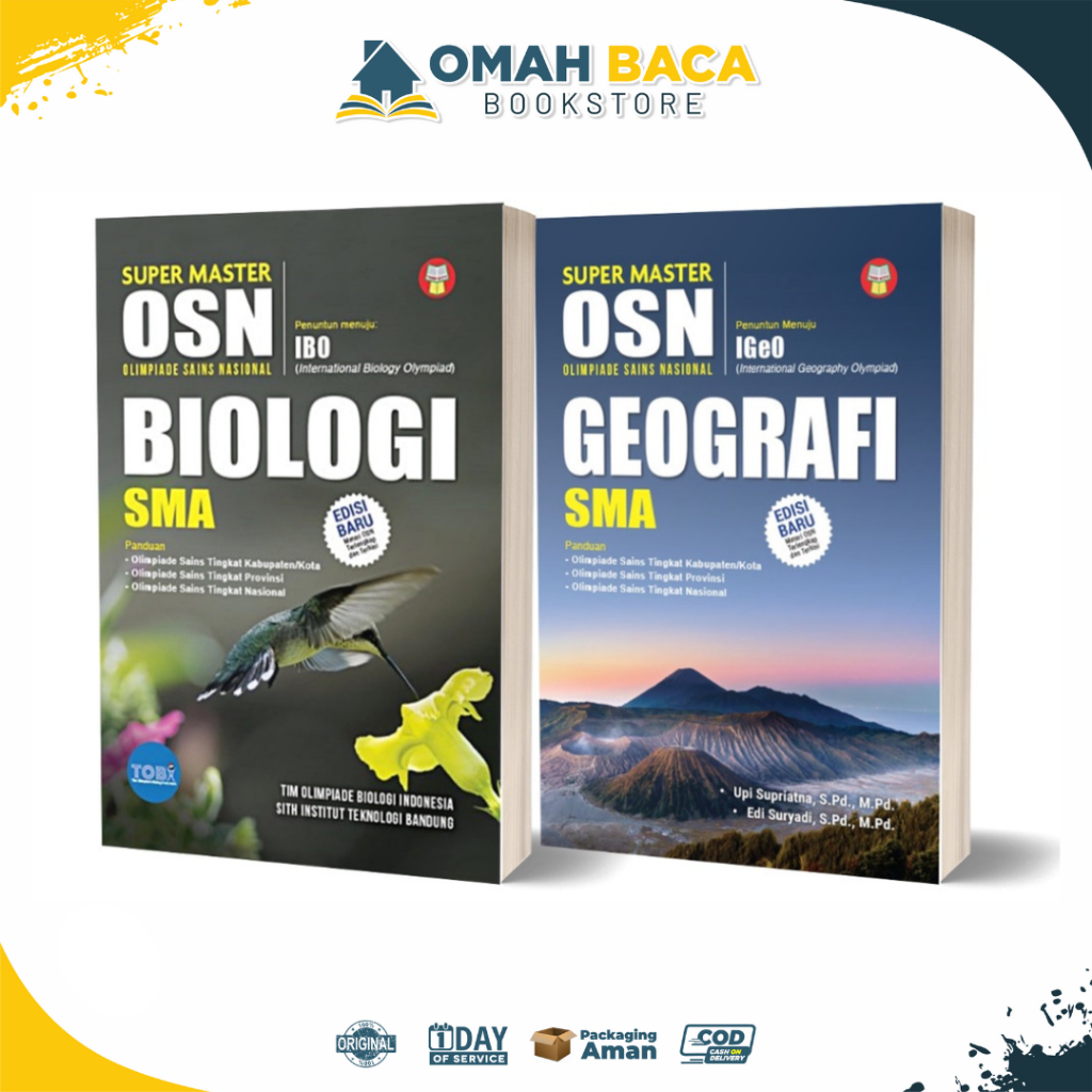Super Master OSN Biologi SMA & OSN Geografi SMA, OSN Matematika SMA, OSN Fisika SMA - Yrama Widya