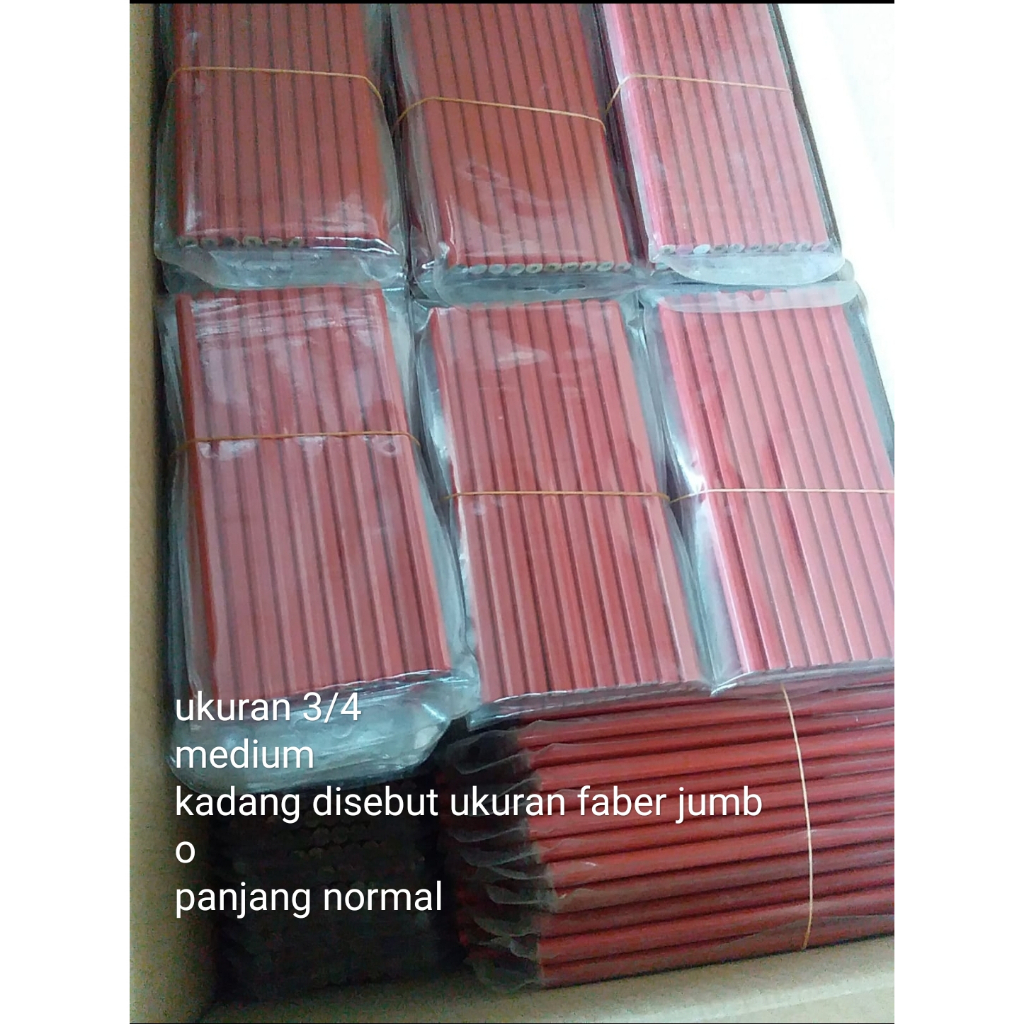 

pensil bulat jumbo formative columbia 2B atau 6B satuan sisa export