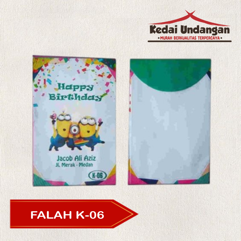 

Amplop Falah Kids-06 Isi 50 Lembar Tanpa Tulisan
