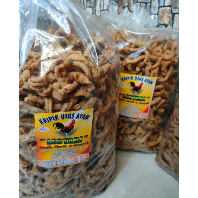 

Kripik usus ayam Gurih