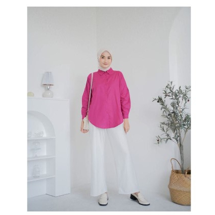 linen shirt wanita / linen shirt oversize / linen shirt nelka / kemeja oversize / kemeja oversize wa