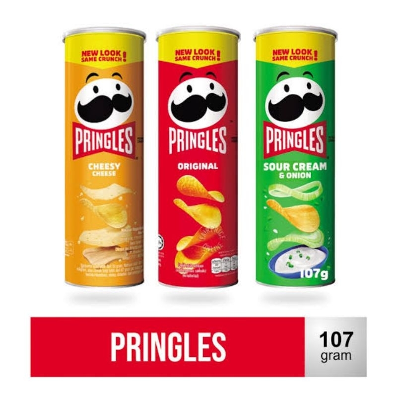 Pringles potatose crips 107 gr besar khusus instan 107gr