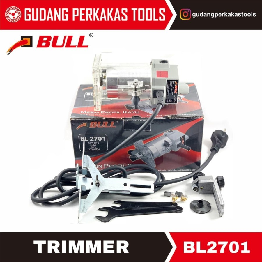 Mesin Trimmer/mesin profil kayu BL2701 Bull