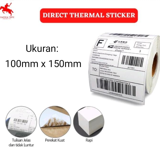 

KS Thermal Sticker Roll 500 (100mm x 150mm)