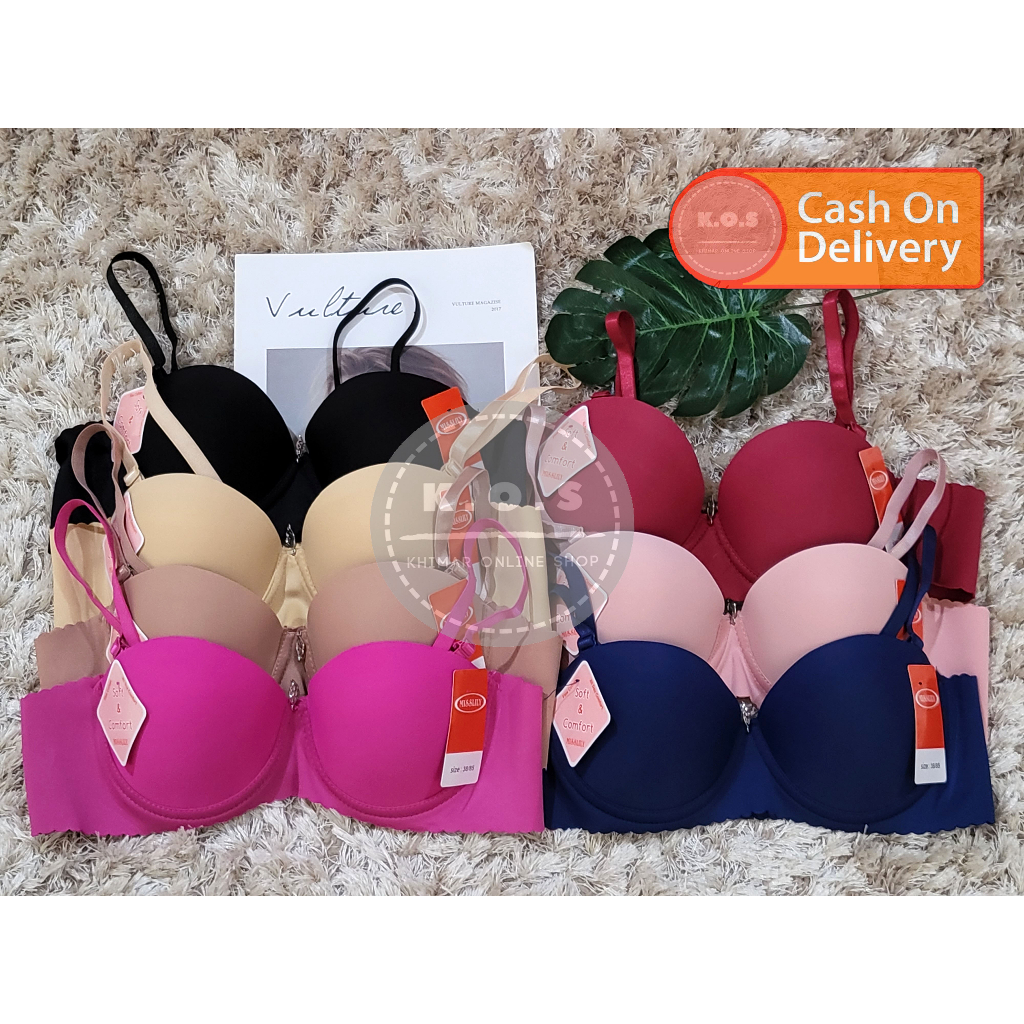 Bra kawat Bh halfcup seamless size 32-38 kait 2