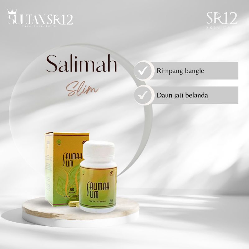 Salimah Slim SR12 Pelangsing Badan Herbal Alami Obat Diet Penurun Berat Badan Penahan Nafsu Makan Peluntur Lemak Perut Buncit Slimming Tea Tanpa Efek Samping Obat Diet Herbal