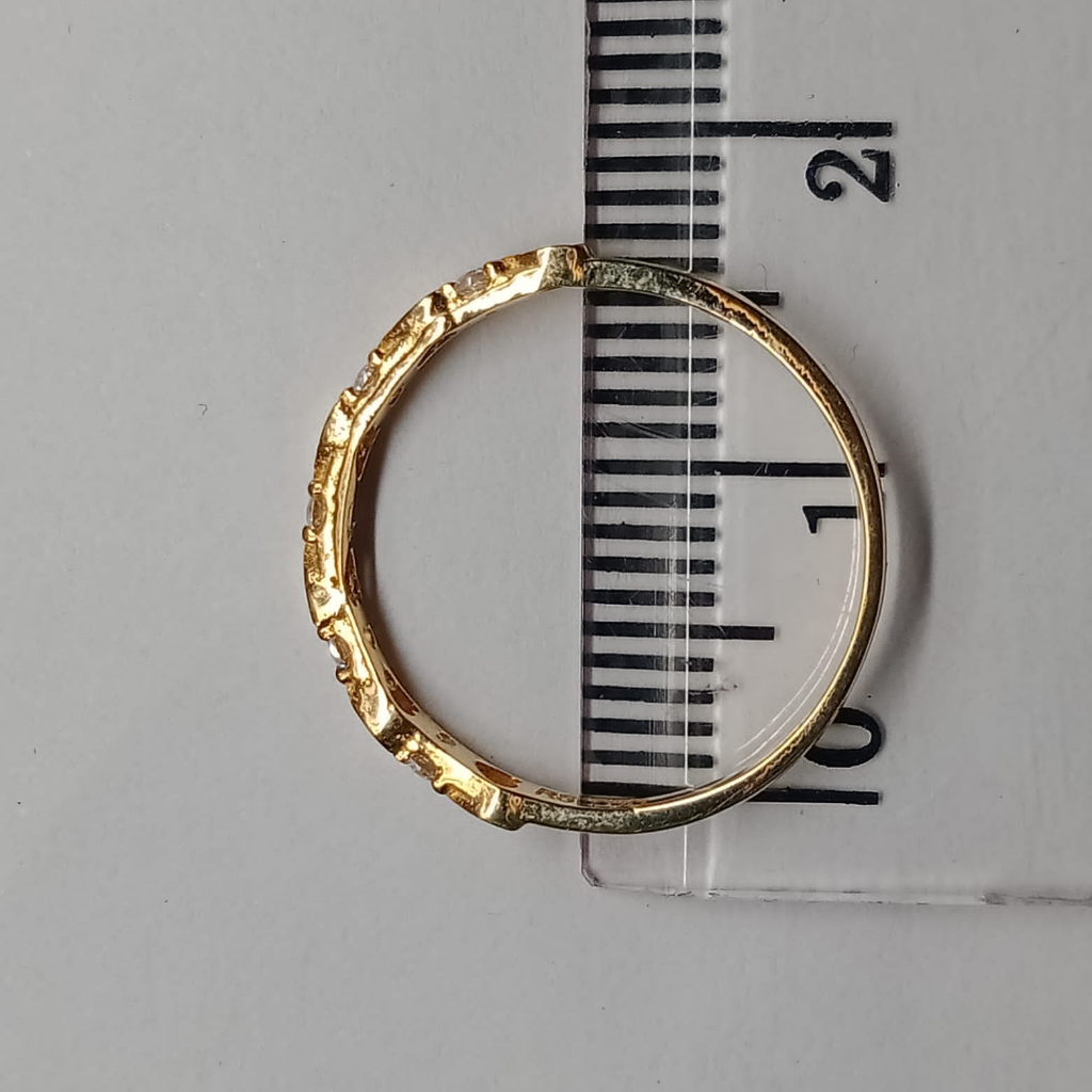 Cincin Emas 17K - 1.05 Gr Kadar 750 - 4684