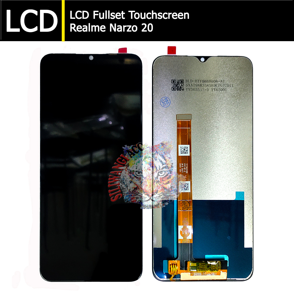 LCD Realme Narzo 20 Fullset Touchscreen