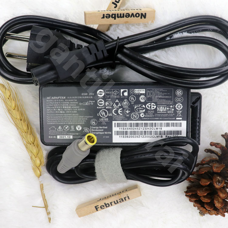 Adaptor / Charger Laptop LENOVO 20V - 4.5A 90W (PIN Jarum)