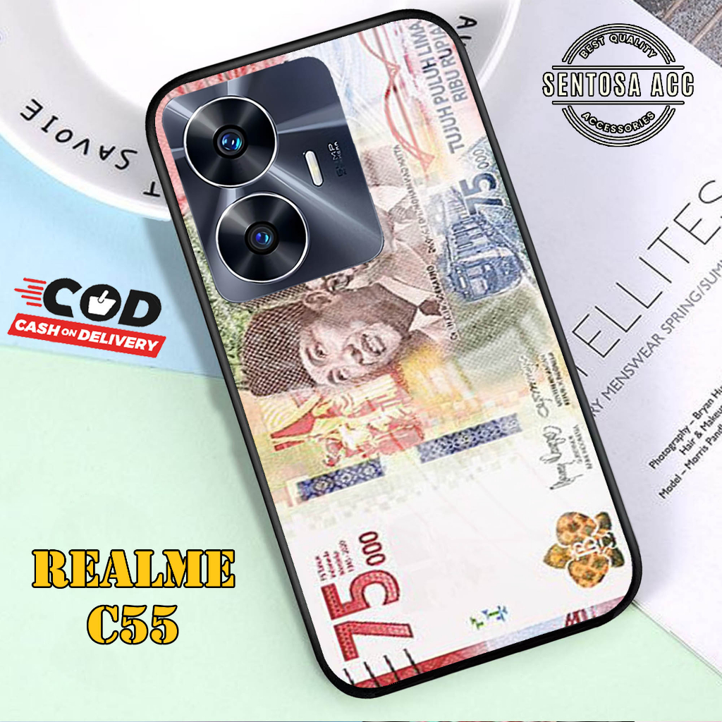 Softcase Glass Kaca REALME C55 - Casing HP REALME C55 [ S25 ].