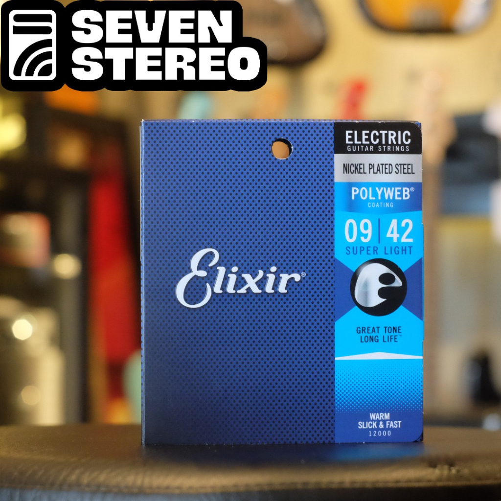 Elixir 12000 Polyweb Coated 09 - 42 Electric String