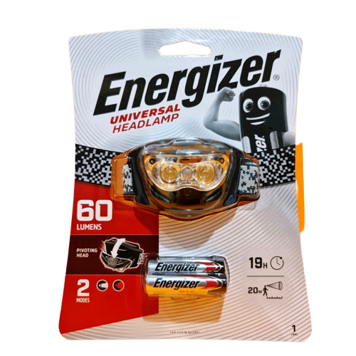 HEADLAMP ENERGIZER 60 LUMENS HEADLIGHT SENTER KEPALA ENERGIZER