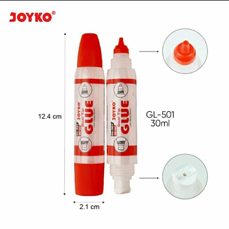 

Lem Cair Joyko Dual Tip Liquid Glue GL-501 30 ml