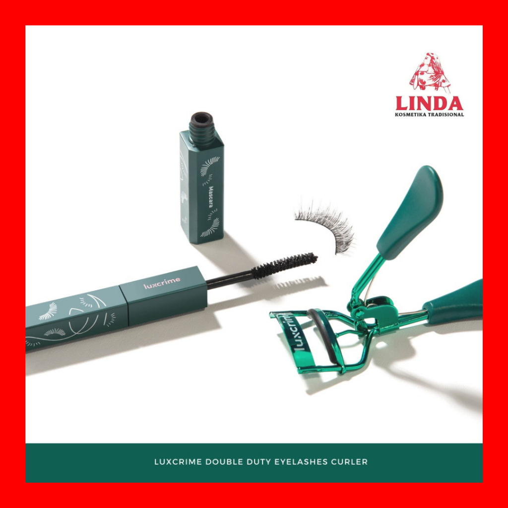 LUXCRIME Double Duty Eyelash Curler (Penjepit Bulumata)