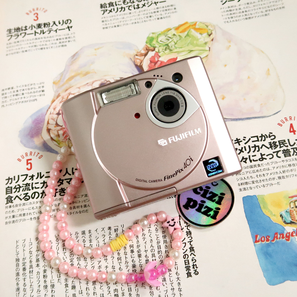 DIGICAM Fujifilm Finepix 40i Metallic Pink RARE - APR19