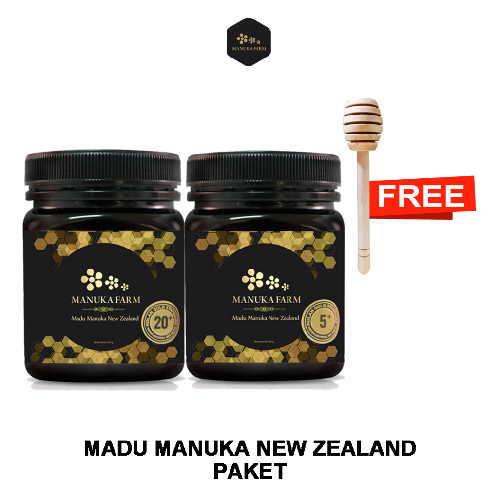 

Paket Manuka Farm Madu Manuka Health Honey Asli Murni Suplemen Kesehatan