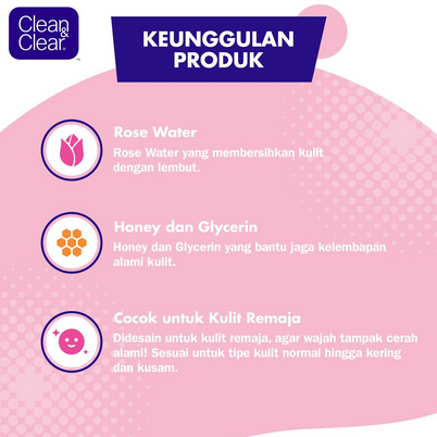 Clean &amp; Clear Natural Bright Face Wash Oil Free Won't Clog Pores 100ml