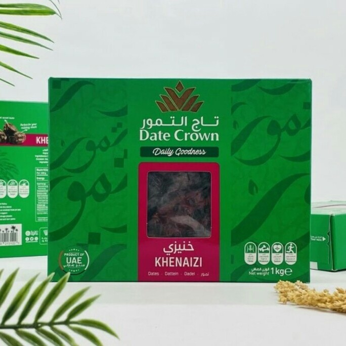 

Kurma Date Crown Khenaizi 1 KG - Kemasan Baru Original