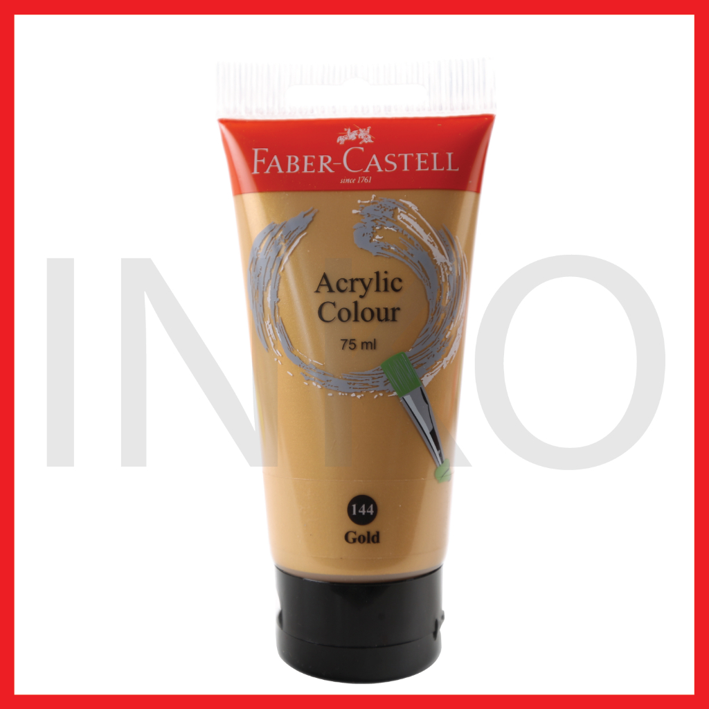 

FABER CASTELL ACRYLIC COLOUR GOLD 75ML