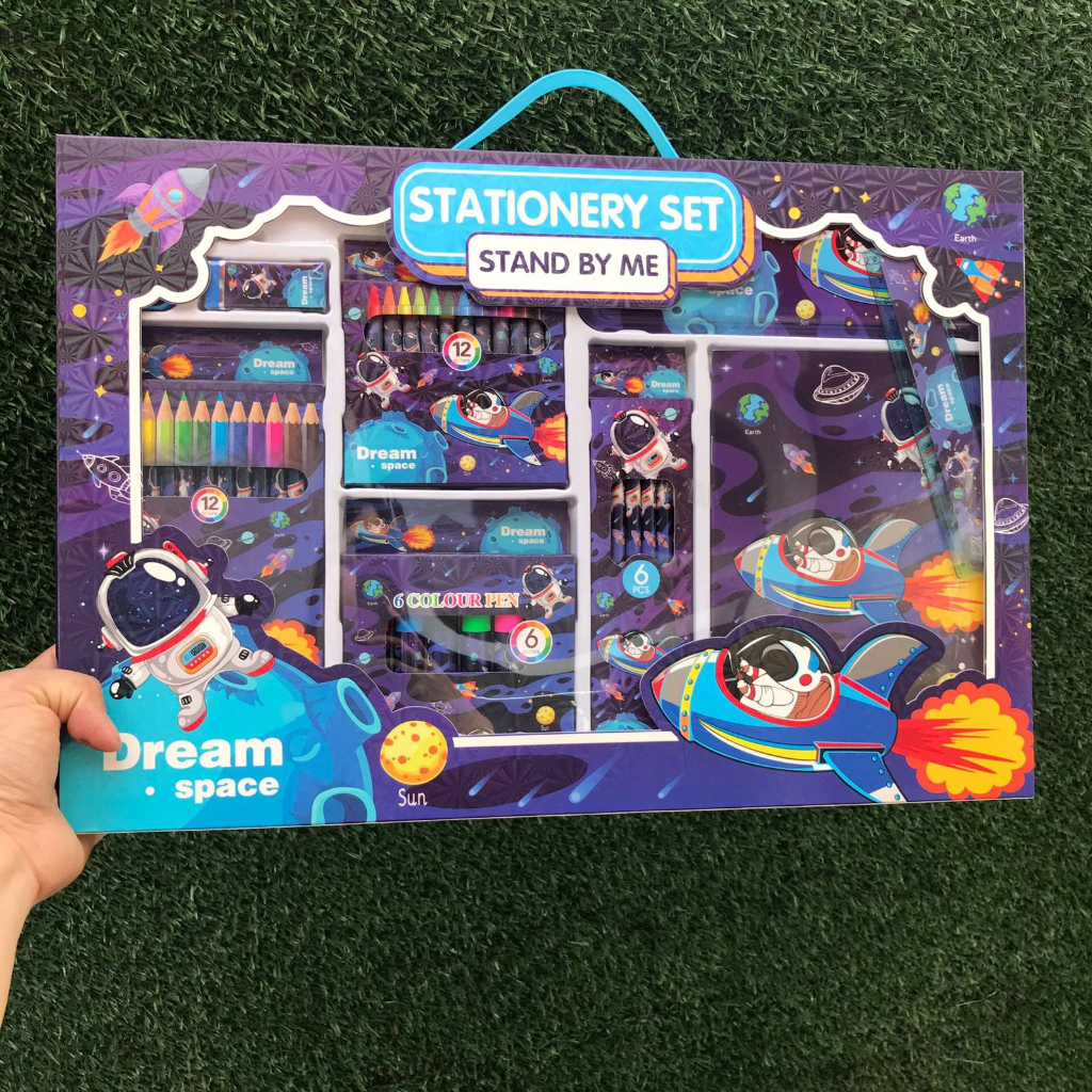 

[SERBALAKU](KTPS.5)KOTAK PENSIL SETT / STUDY SET STATIONERY SET ALAT TULIS SEKOLAH ANAK SET ATK MOTIF