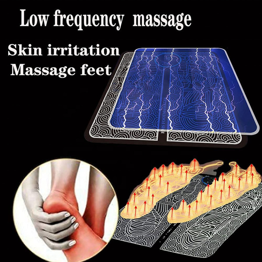 Alat Pijat Kaki / Ems Foot Massager / Alat Terapi Kaki / Akupunktur Pengisian Meningkatkan Sirkulasi Darah Meredakan Sakit