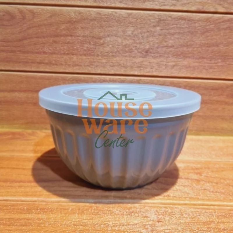 Salad Bowl FONDA / Mangkok Salad / Mangkok Plastik Tutup / Salad Bowl Murah / Mangkok Plastik