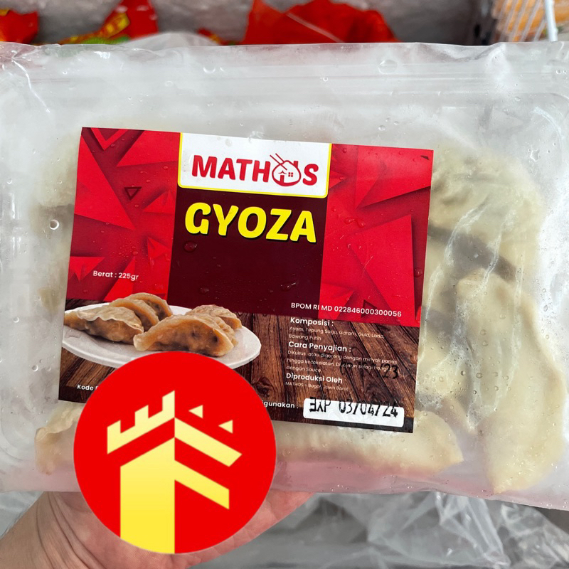 

MATHOS GYOZA 225 GR KWOTIE KUOTIE PANGSIT PANGGANG JEPANG DUMPLING AYAM