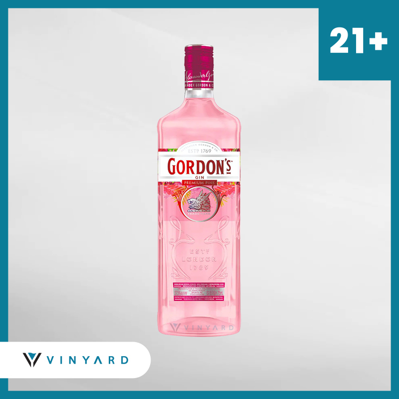 Gordons London Premium Pink Gin 750 Ml ( Original &amp; Resmi By Vinyard )